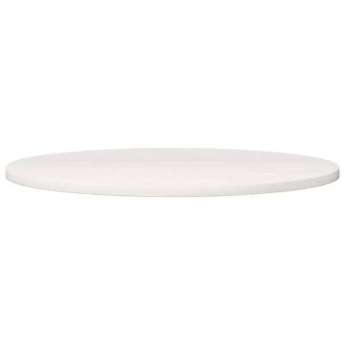 Ploča za stol bijela Ø 90 x 2,5 cm od masivne borovine - Bijela Ø 90 x 2.5 cm 1 Cijena