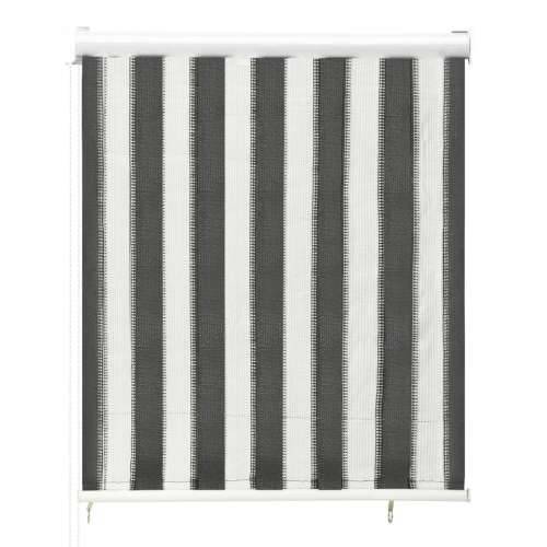 312679 Outdoor Roller Blind 60x140 cm Anthracite and White Stripe Cijena