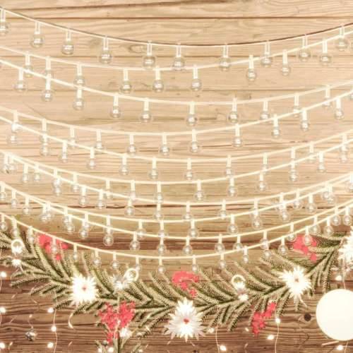 Vilinski rasvjetni lanac 40 m 400 LED topli bijeli 8 funkcija Cijena