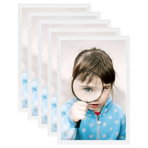 Okviri za fotografije 5 kom za stol bijeli 21 x 29,7 cm MDF Bijela 21 x 29.7 cm 5 Cijena