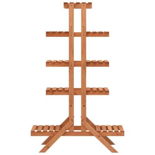 Stalak za biljke 83 x 25 x 132 cm od masivne jelovine - 83 x 25 x 132 cm 1 Cijena