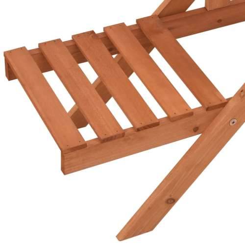 Stalak za biljke 83 x 25 x 132 cm od masivne jelovine - 83 x 25 x 132 cm 1 Cijena
