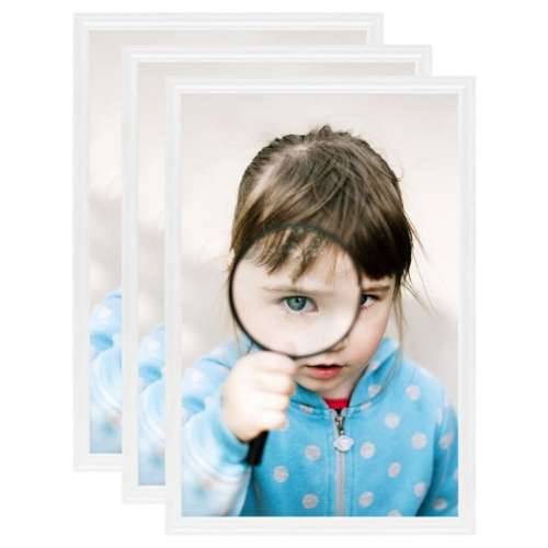Okviri za fotografije 3 kom za stol bijeli 13 x 18 cm MDF - Bijela 13 x 18 cm 3 Cijena