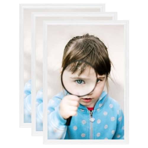 Okviri za fotografije 3 kom za stol bijeli 15 x 21 cm MDF - Bijela 15 x 21 cm 3 Cijena