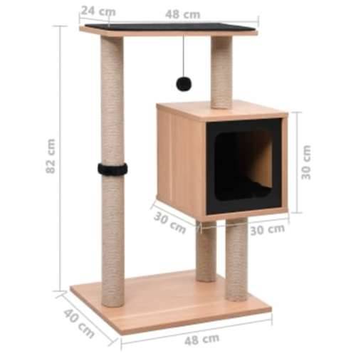 Penjalica za mačke s prostirkom za grebanje od sisala 82 cm Cijena