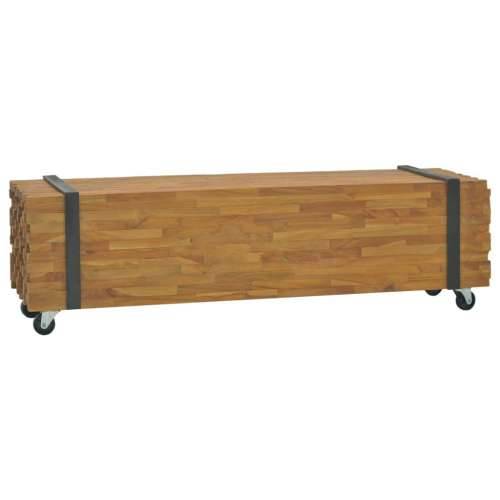 TV stalak 110 x 30 x 32,5 cm od masivne tikovine Cijena