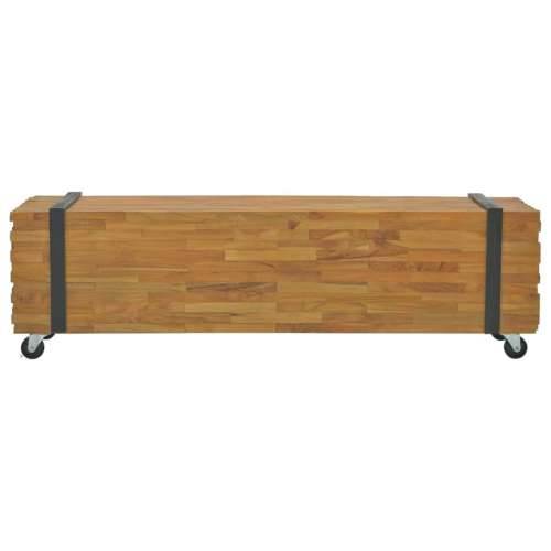 TV stalak 110 x 30 x 32,5 cm od masivne tikovine Cijena