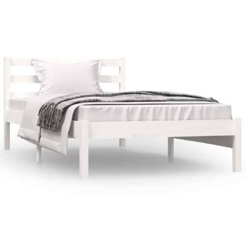 Okvir za krevet od borovine 90x190 cm bijeli jednokrevetni - Bijela 90 x 190 cm Cijena