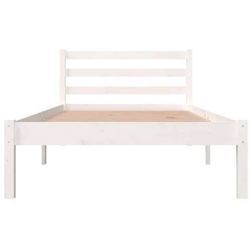 Okvir za krevet od borovine 90x190 cm bijeli jednokrevetni - Bijela 90 x 190 cm Cijena