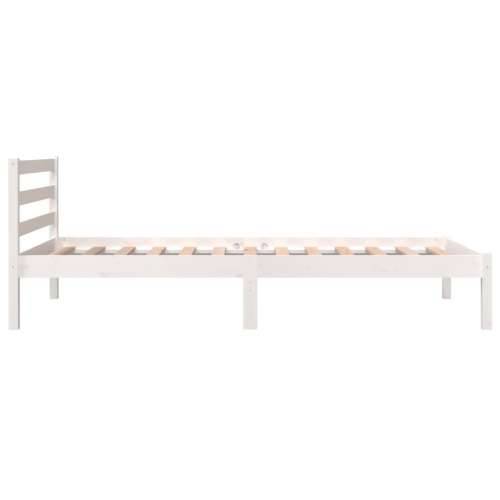 Okvir za krevet od borovine 90x190 cm bijeli jednokrevetni - Bijela 90 x 190 cm Cijena