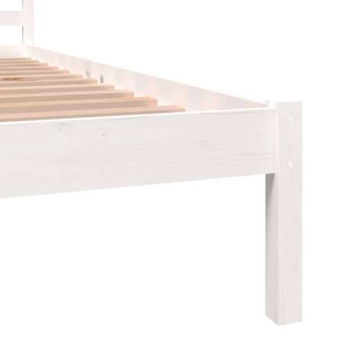 Okvir za krevet od borovine 90x190 cm bijeli jednokrevetni - Bijela 90 x 190 cm Cijena