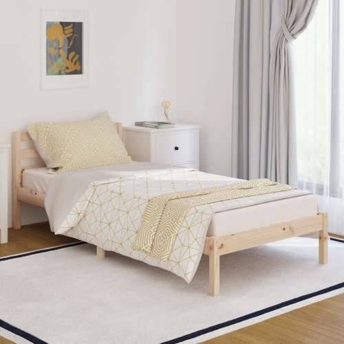 Okvir za krevet od masivne borovine 90 x 200 cm Cijena