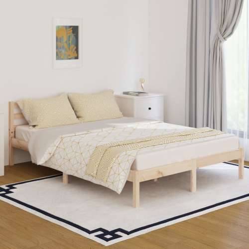 Okvir za krevet od masivne borovine 140 x 200 cm Cijena