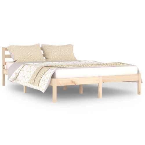 Okvir za krevet od masivne borovine 140 x 200 cm Cijena