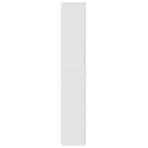 Uredski ormar visoki sjaj bijeli 60 x 32 x 190 cm od iverice Cijena