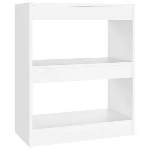 Ormarić za knjige / Paravan - Sobna pregrada bijeli 60 x 30 x 72 cm - Bijela 1 Cijena