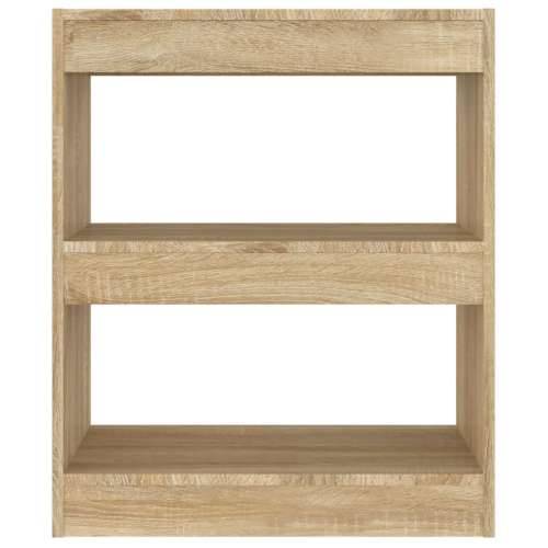 Ormarić za knjige / Paravan - Sobna pregrada boja hrasta 60x30x72 cm - sonoma hrast 1 Cijena
