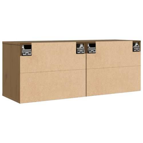 Zidni ormarići 2 kom boja meda 45x30x35 cm od masivne borovine - boja meda 2 1 Cijena