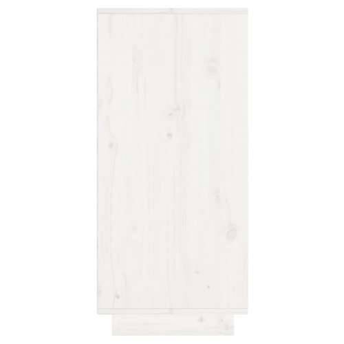 Komoda bijela 60 x 34 x 75 cm od masivne borovine - Bijela 1 Cijena