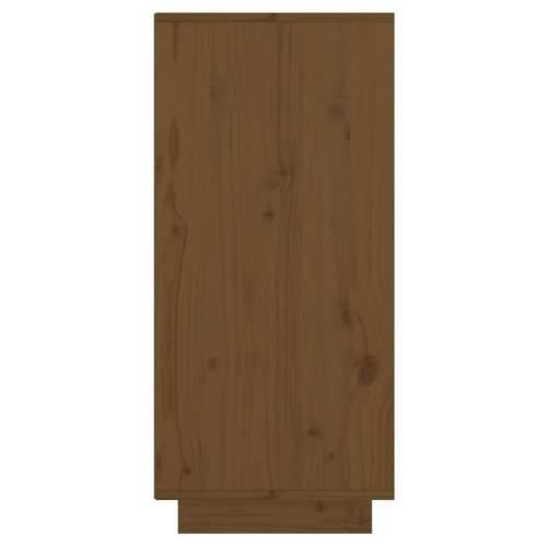 Komoda smeđa boja meda 60 x 34 x 75 cm od masivne borovine - boja meda 1 Cijena