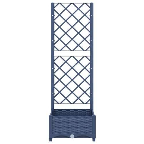 Vrtna sadilica s rešetkom plava siva 40 x 40 x 121,5 cm PP - Plavo-siva 40 x 40 x 121.5 cm 1 Cijena