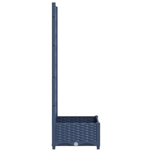 Vrtna sadilica s rešetkom plava siva 40 x 40 x 121,5 cm PP - Plavo-siva 40 x 40 x 121.5 cm 1 Cijena