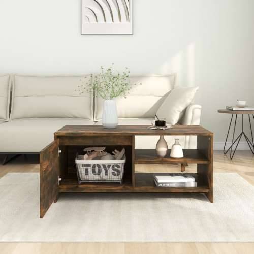Stolić za kavu boja hrasta 102x50x45 cm konstruirano drvo - Dimljeni hrast 1 Cijena