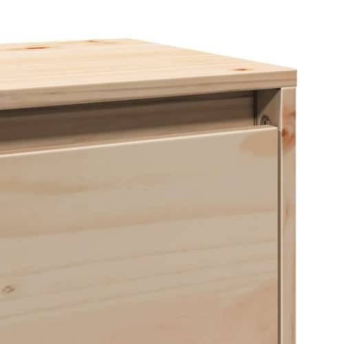 Zidni ormarići 2 kom 100 x 30 x 35 cm od masivne borovine - Prirodna 2 1 Cijena