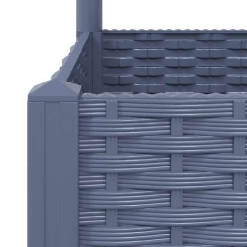 Vrtna sadilica s rešetkom plava siva 80 x 80 x 136 cm PP - Plavo-siva 80 x 80 x 136 cm 1 Cijena