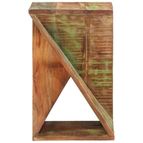 Bočni stolić 35 x 35 x 55 cm od masivnog obnovljenog drva - 1 masivno obnovljeno drvo Cijena