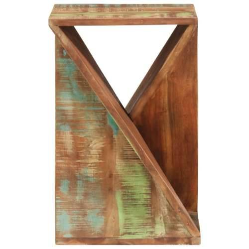 Bočni stolić 35 x 35 x 55 cm od masivnog obnovljenog drva - 1 masivno obnovljeno drvo Cijena