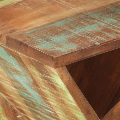 Bočni stolić 35 x 35 x 55 cm od masivnog obnovljenog drva - 1 masivno obnovljeno drvo Cijena