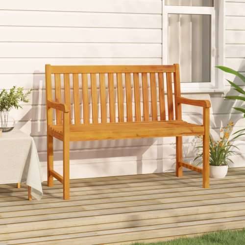 Vrtna klupa 110 cm od masivnog bagremovog drva - 110 x 55.5 x 90 cm 1 Cijena