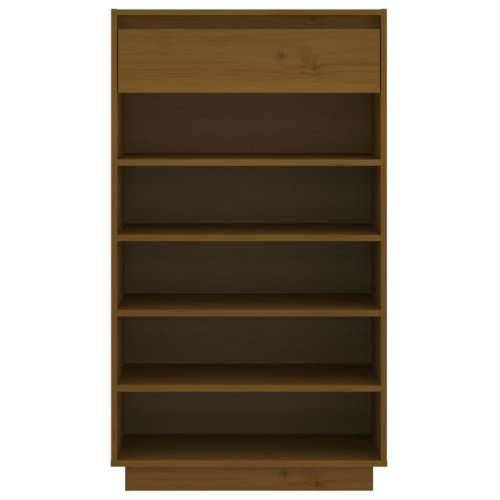 Ormarić za cipele boja meda 60 x 34 x 105 cm masivna borovina - boja meda 1 Cijena