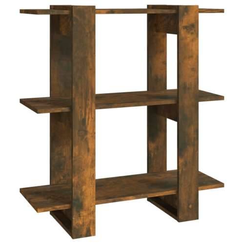 Ormarić za knjige / pregrada boja dimljenog hrasta 80x30x87 cm - Dimljeni hrast 1 Cijena