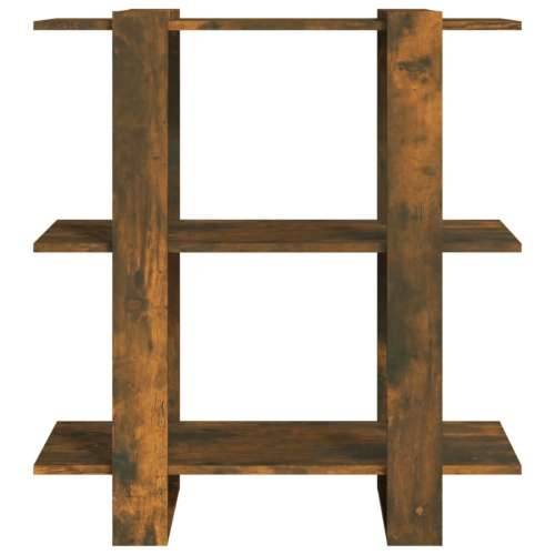 Ormarić za knjige / pregrada boja dimljenog hrasta 80x30x87 cm - Dimljeni hrast 1 Cijena