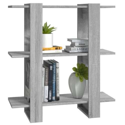 Ormarić za knjige / pregrada boja hrasta sonome 80x30x87 cm - Sivi hrast sonoma 1 Cijena