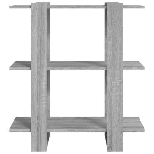 Ormarić za knjige / pregrada boja hrasta sonome 80x30x87 cm - Sivi hrast sonoma 1 Cijena