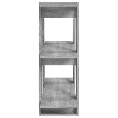 Ormarić za knjige / pregrada boja hrasta sonome 80x30x87 cm - Sivi hrast sonoma 1 Cijena