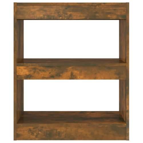 Ormarić za knjige / pregrada boja dimljenog hrasta 60x30x72 cm - Dimljeni hrast 1 Cijena