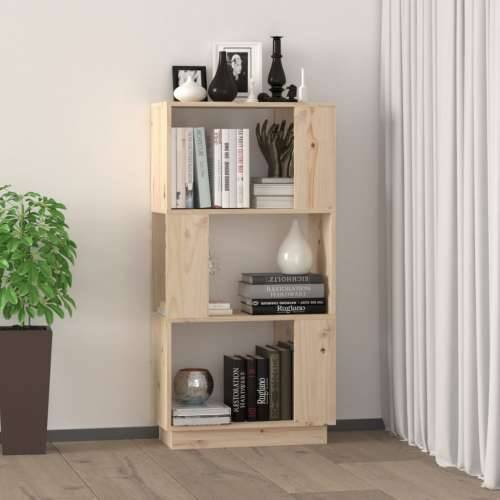 Ormarić za knjige / Paravan - Sobna pregrada 51 x 25 x 101 cm od borovine - Prirodna 1 Cijena