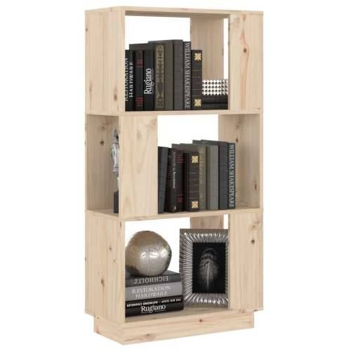Ormarić za knjige / Paravan - Sobna pregrada 51 x 25 x 101 cm od borovine - Prirodna 1 Cijena