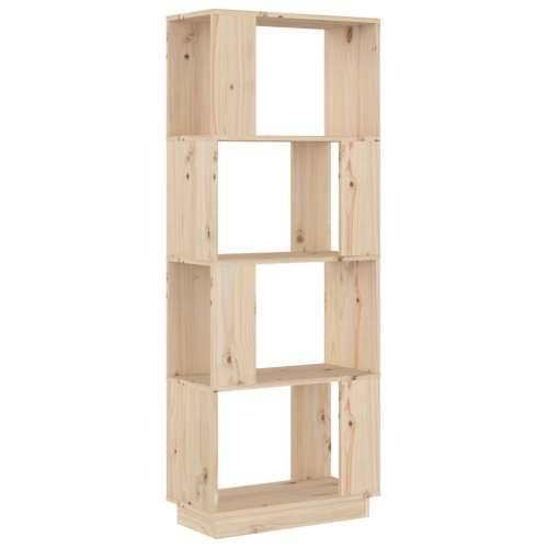 Ormarić za knjige / Paravan - Sobna pregrada 51 x 25 x 132 cm od borovine - Prirodna 1 Cijena