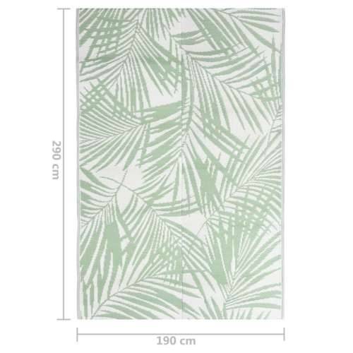 Vanjski tepih zeleni 190 x 290 cm PP Cijena