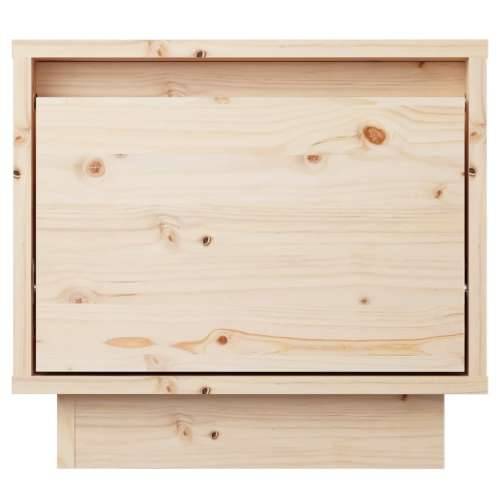 Noćni ormarići 2 kom 35 x 34 x 32 cm od masivne borovine - Prirodna 2 Cijena