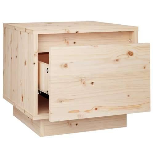 Noćni ormarići 2 kom 35 x 34 x 32 cm od masivne borovine - Prirodna 2 Cijena