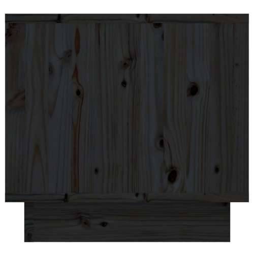 Noćni ormarići 2 kom crni 35 x 34 x 32 cm od masivne borovine - Crna 2 Cijena