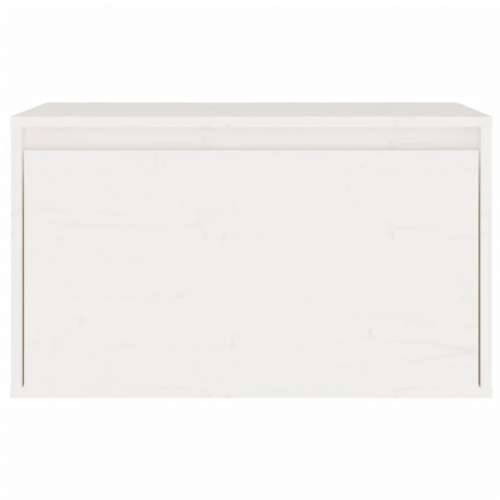 Zidni ormarić bijeli 60 x 30 x 35 cm od masivne borovine - Bijela 1 Cijena