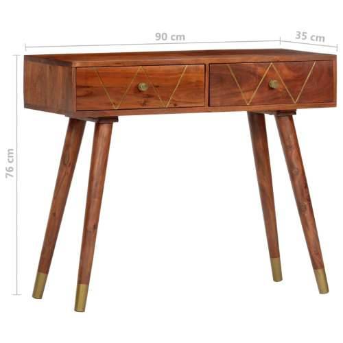 Konzolni stol od masivnog bagremovog drva 90 x 35 x 76 cm Cijena