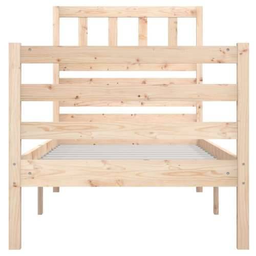 Okvir za krevet od masivnog drva 90 x 200 cm Cijena